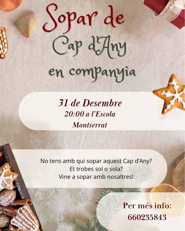 Cap d’Any per a persones que estan soles